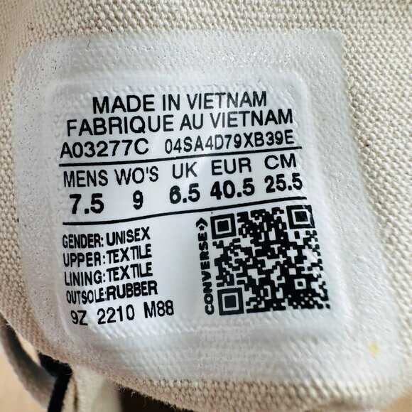 ❤️Converse Chuck Taylor 70 Hi AT-CX Sz 9 Women's Shoes Black Sneakers A03277C - Picture 8 of 9